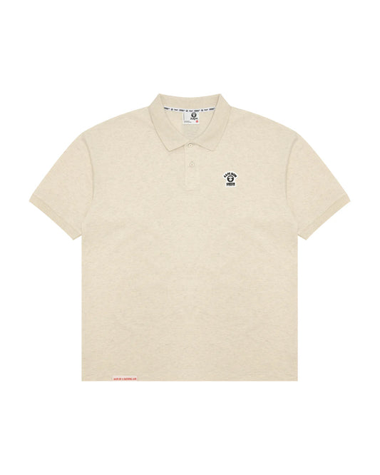AAPENOW moonface logo polo shirt