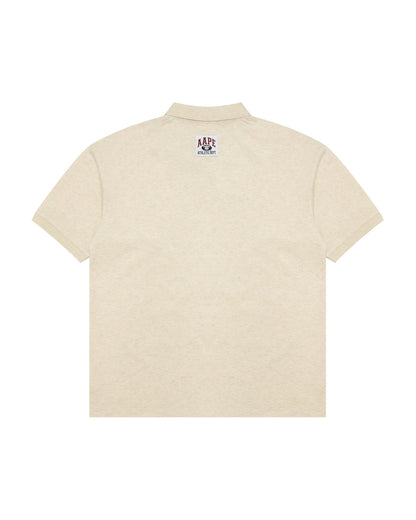 AAPENOW moonface logo polo shirt