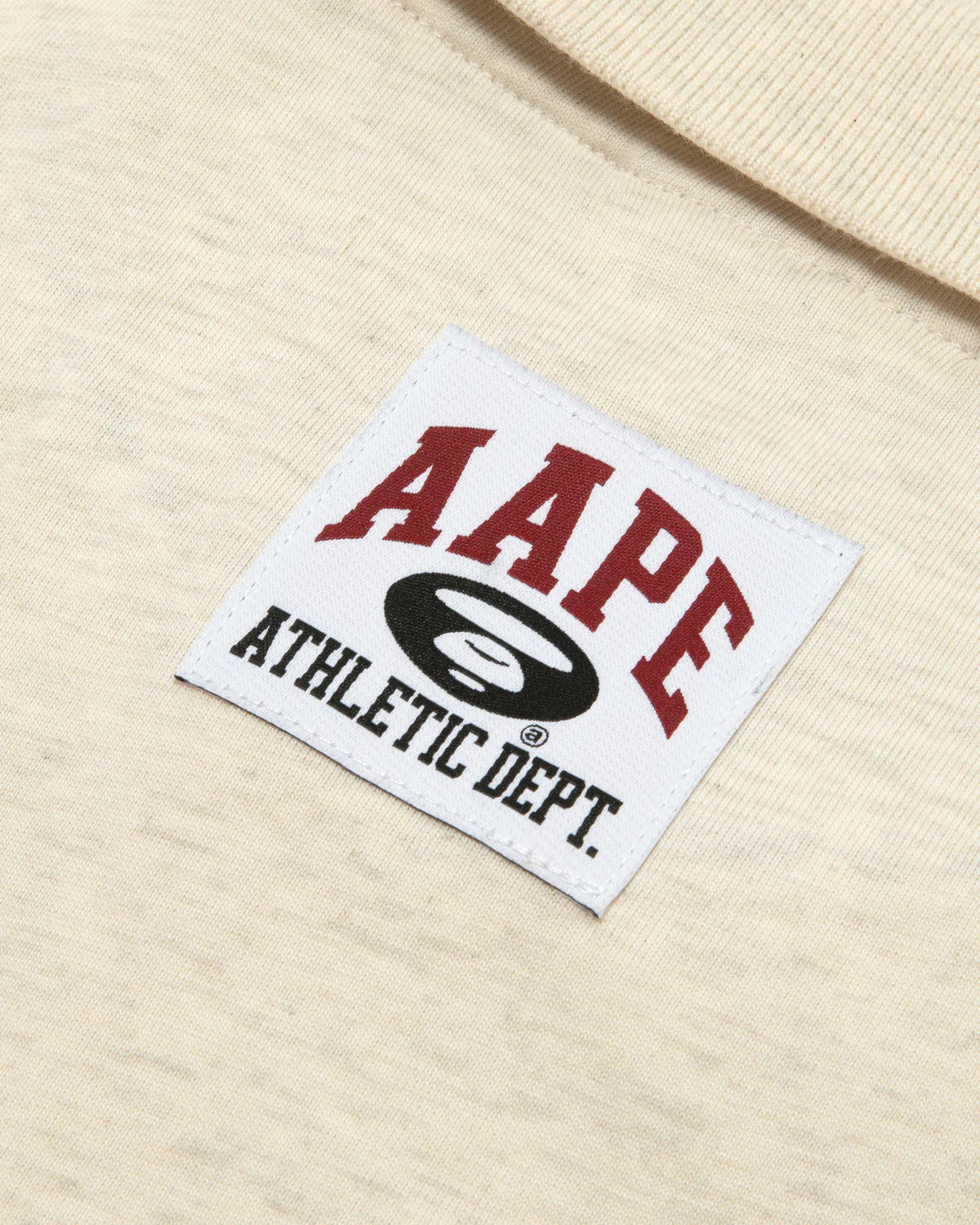 AAPENOW moonface logo polo shirt