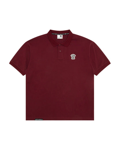 AAPENOW moonface logo polo shirt