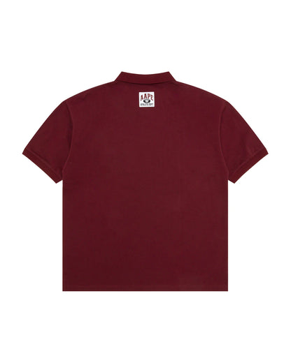 AAPENOW moonface logo polo shirt