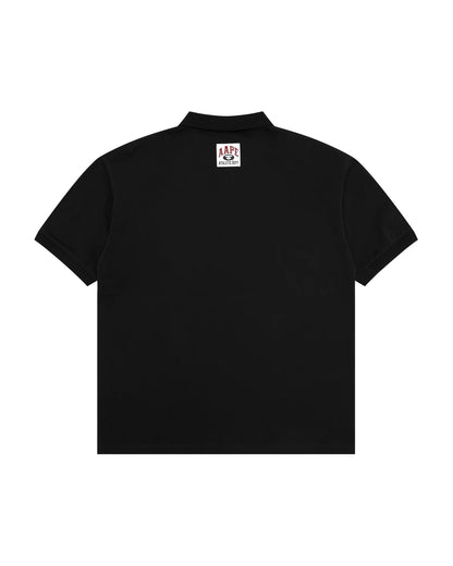 AAPENOW moonface logo polo shirt