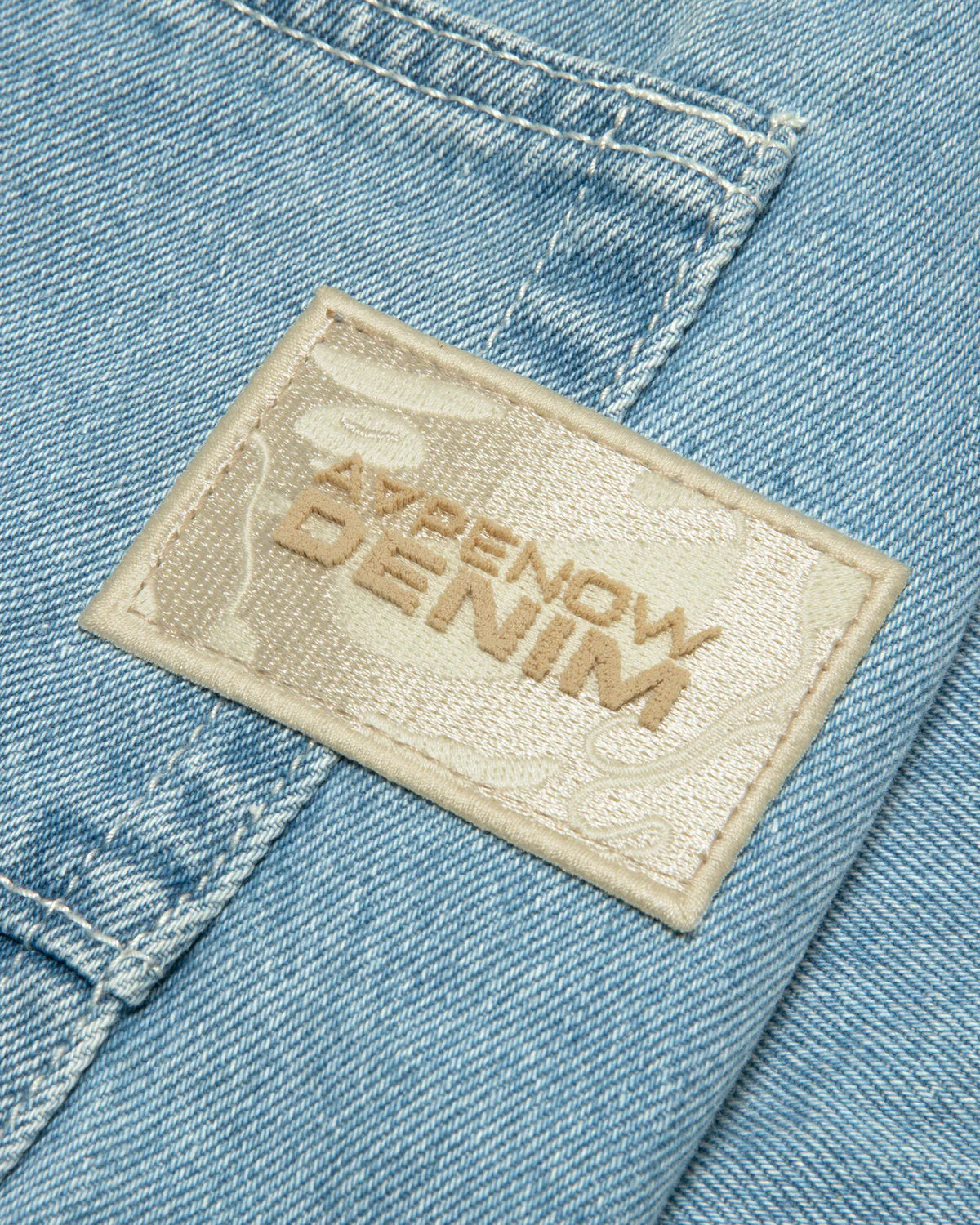 AAPENOW moonface logo jeans