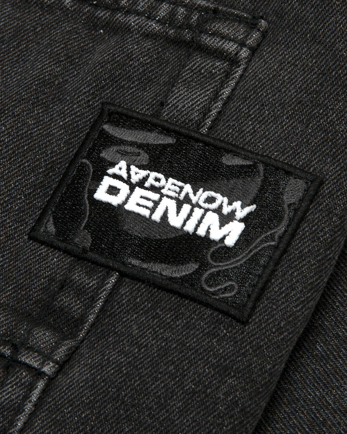 AAPENOW moonface logo jeans