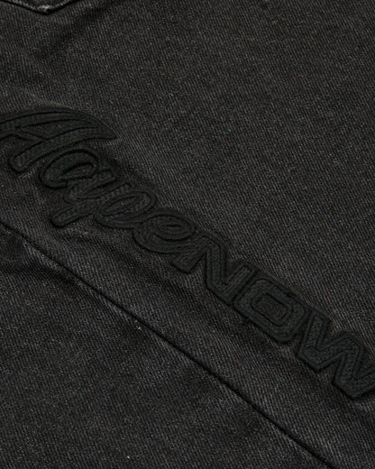 AAPENOW moonface logo jeans