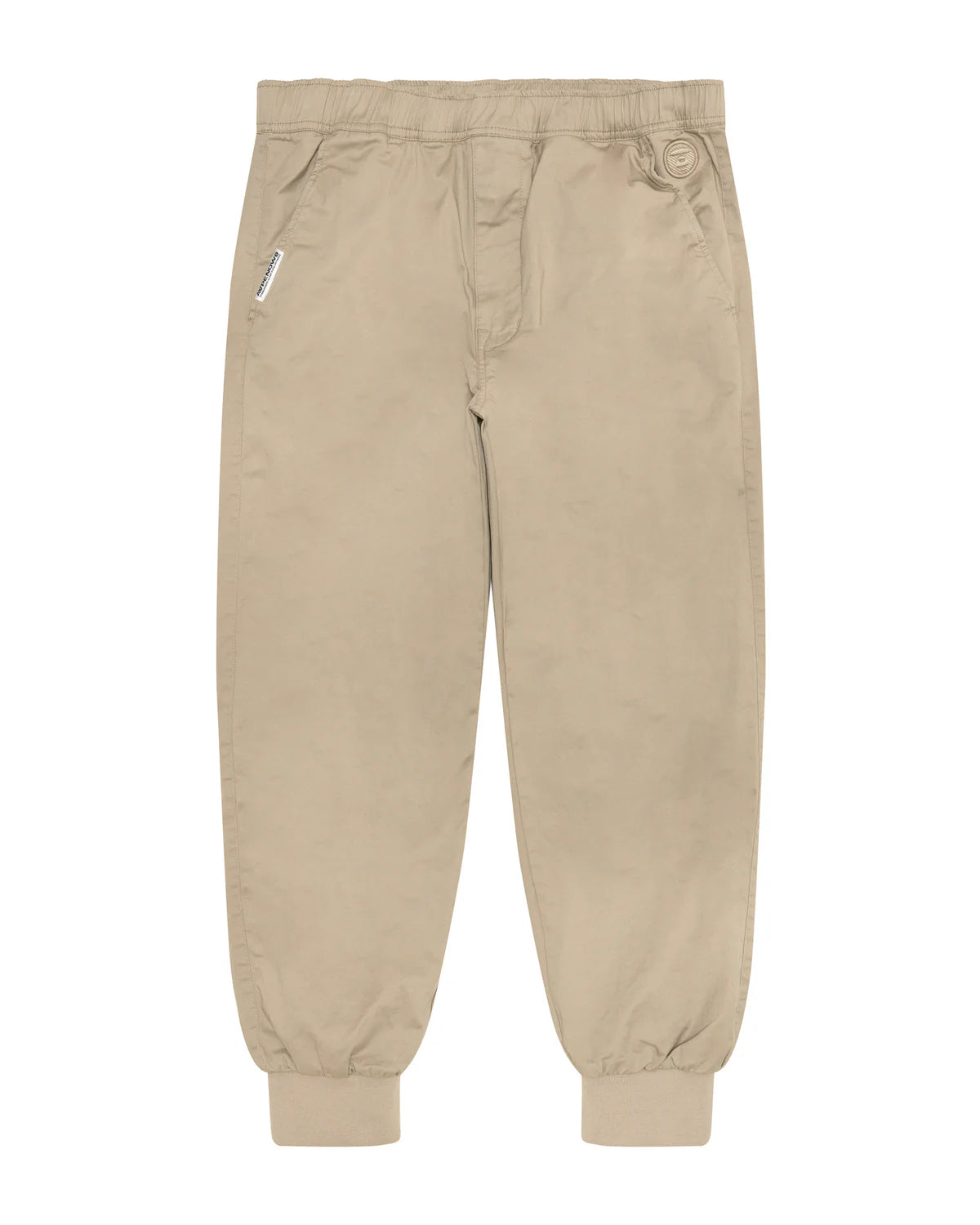AAPENOW moonface logo tapered jogger pants