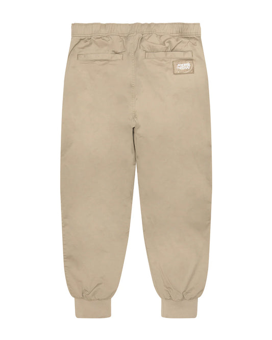 AAPENOW moonface logo tapered jogger pants