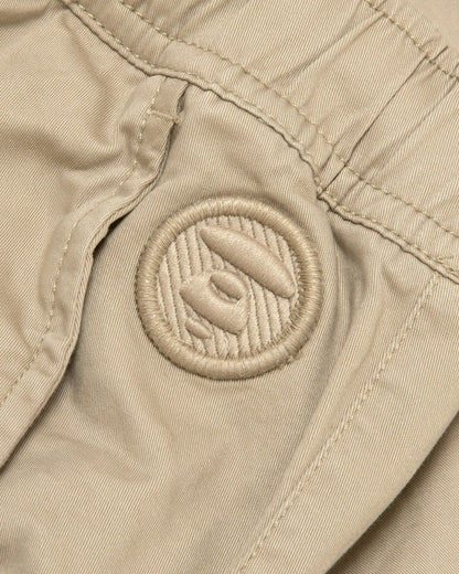 AAPENOW moonface logo tapered jogger pants