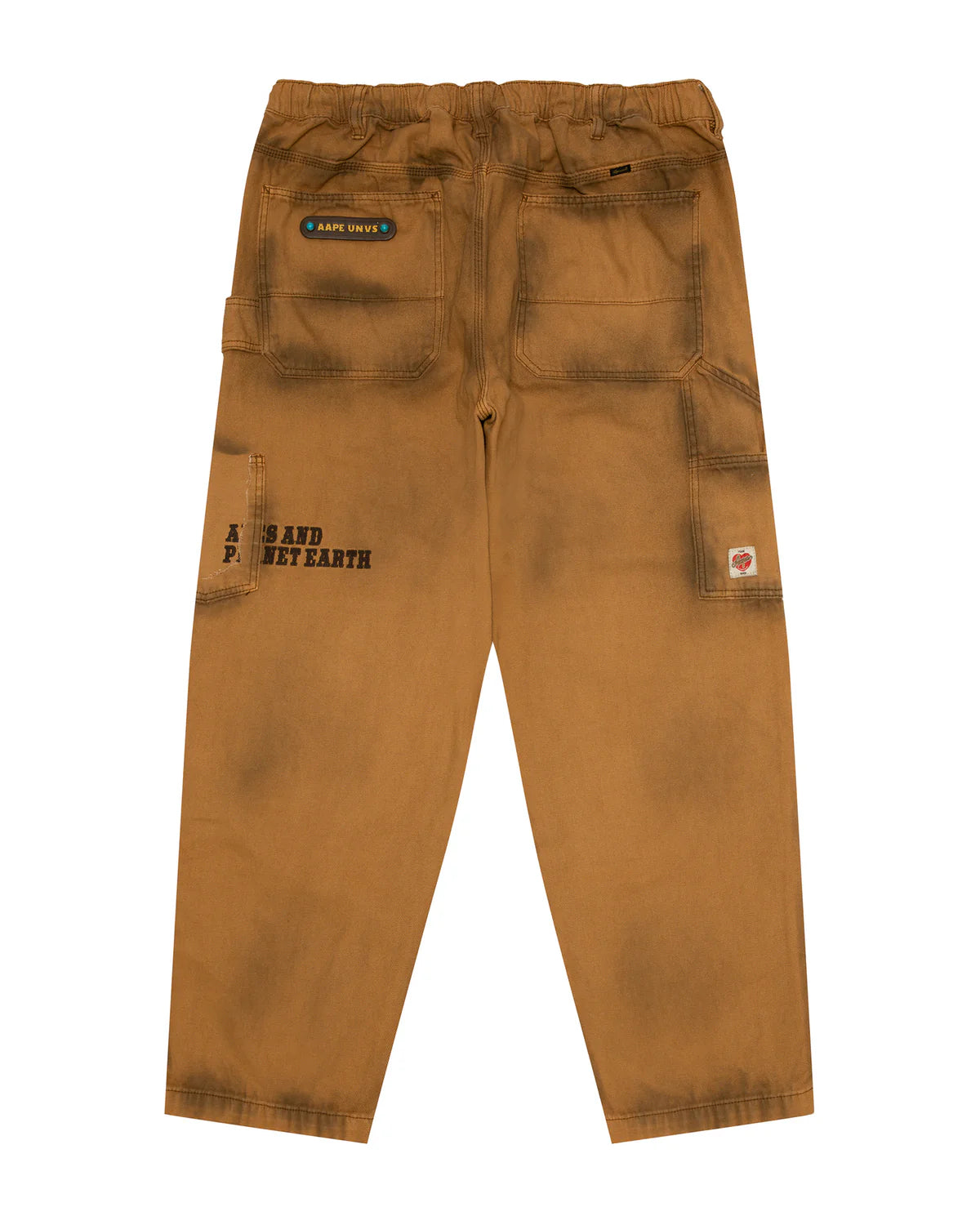 Moonface logo washed pants
