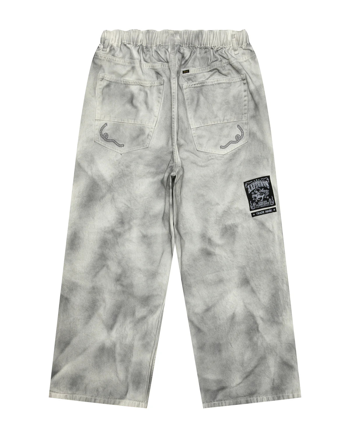 AAPEUNVS washed effect pants
