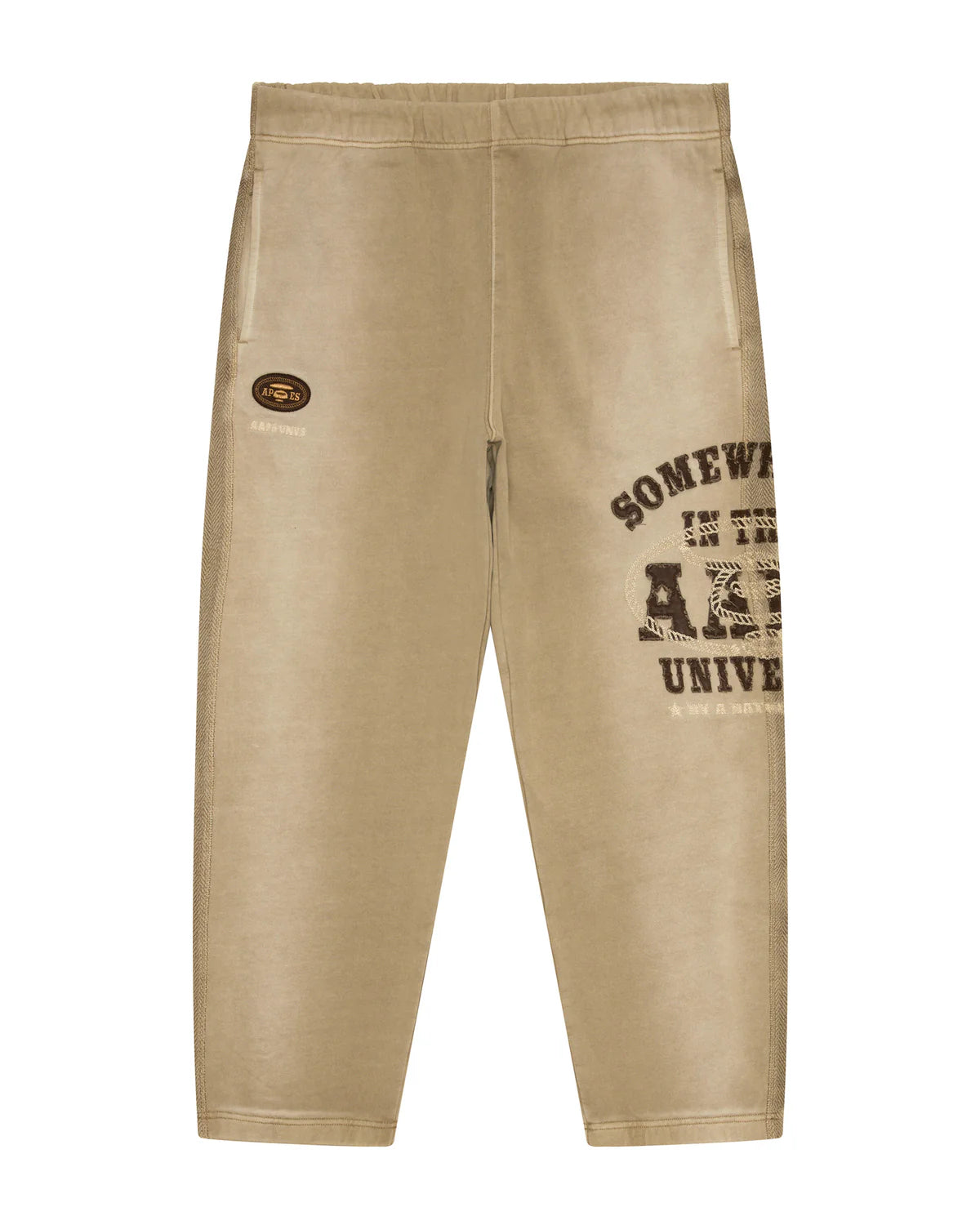 AAPEUNVS moonface logo sweat pants