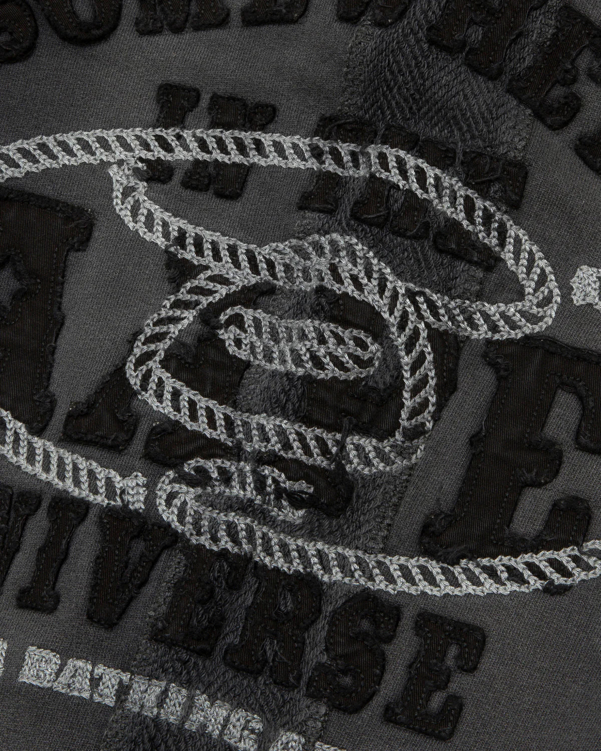 AAPEUNVS moonface logo sweat pants