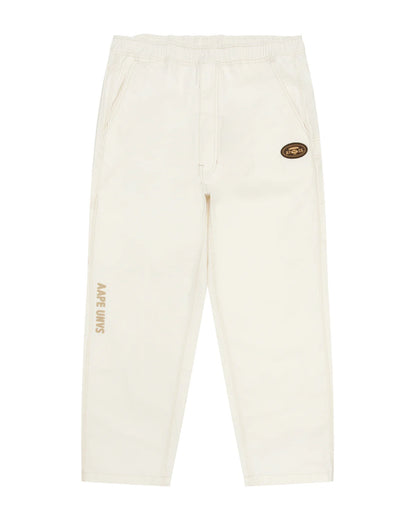 AAPEUNVS moonface logo relaxed fit pants