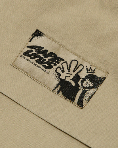 AAPEUNVS moonface logo wide-leg utility pants