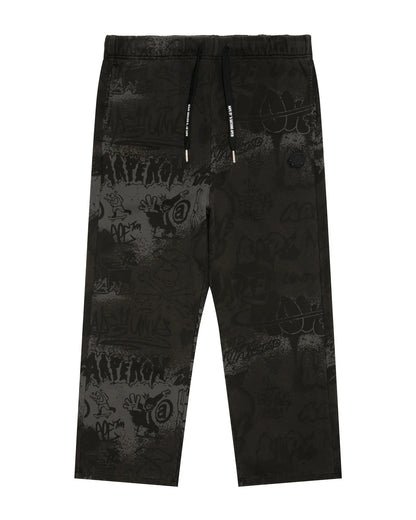 AAPEUNVS graffiti print sweat pants