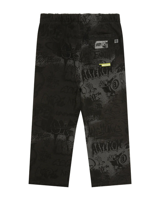 AAPEUNVS graffiti print sweat pants