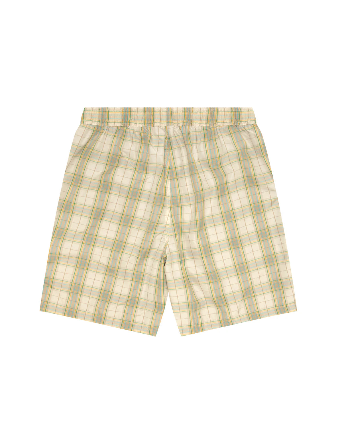 AAPEUNVS moonface logo patch shorts
