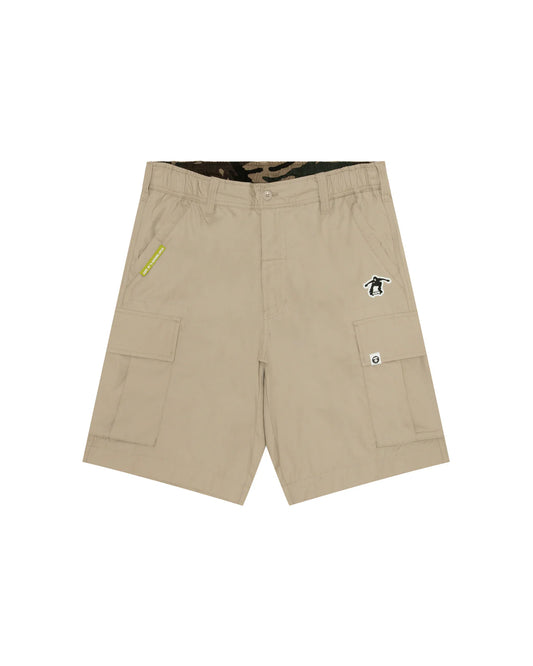 Moonface logo cargo shorts