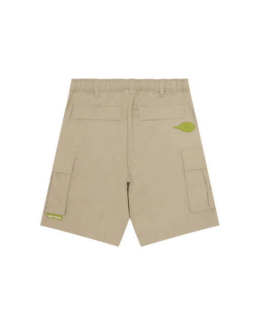 Moonface logo cargo shorts