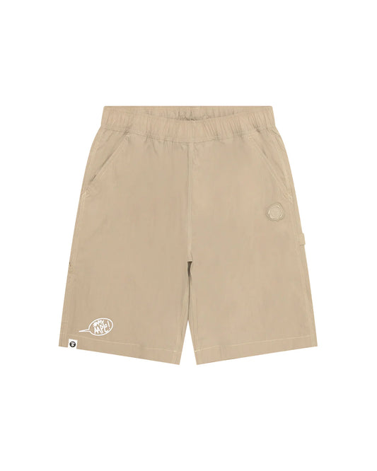 Moonface logo patch shorts