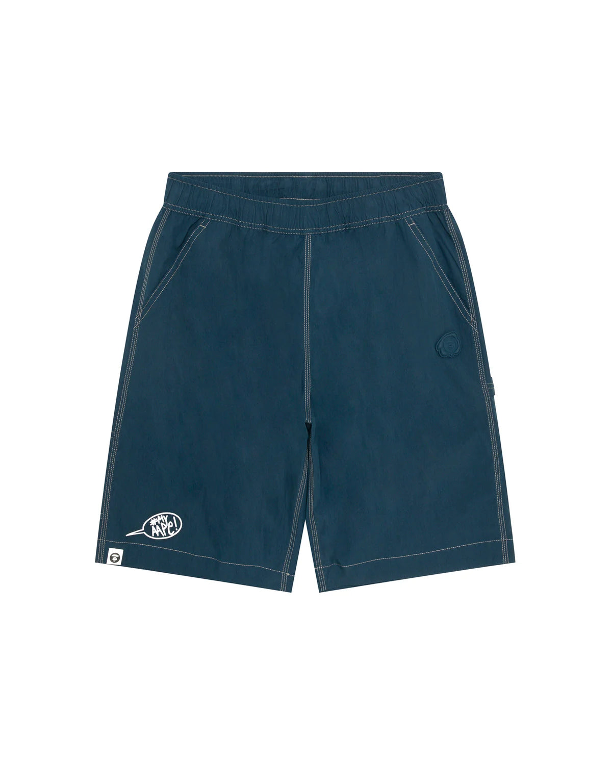 Moonface logo patch shorts