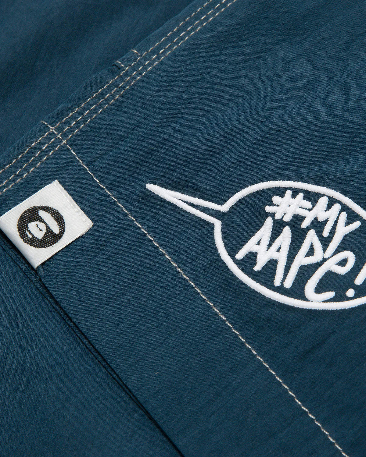 Moonface logo patch shorts