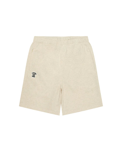 AAPENOW moonface logo sweat shorts