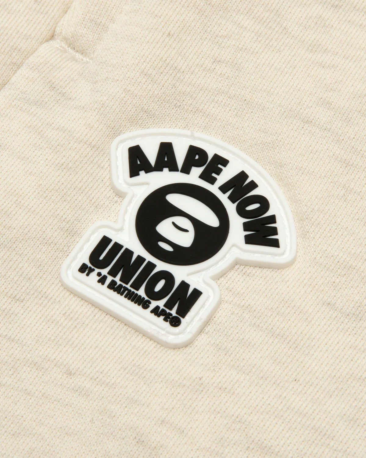 AAPENOW moonface logo sweat shorts