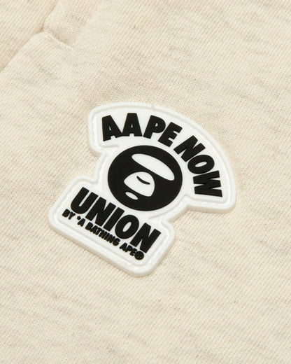 AAPENOW moonface logo sweat shorts