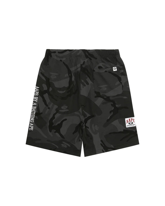 AAPENOW moonface logo sweat shorts