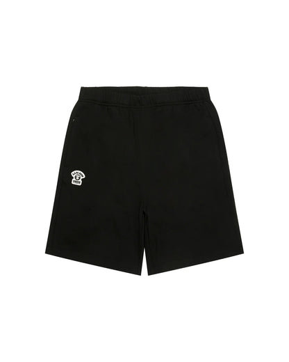 AAPENOW moonface logo sweat shorts