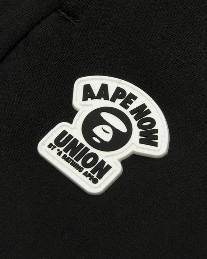 AAPENOW moonface logo sweat shorts