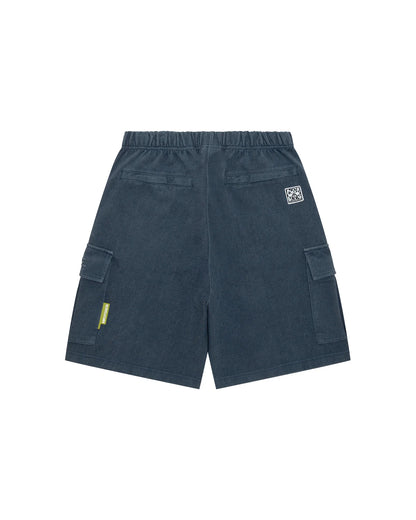 Moonface logo cargo sweat shorts