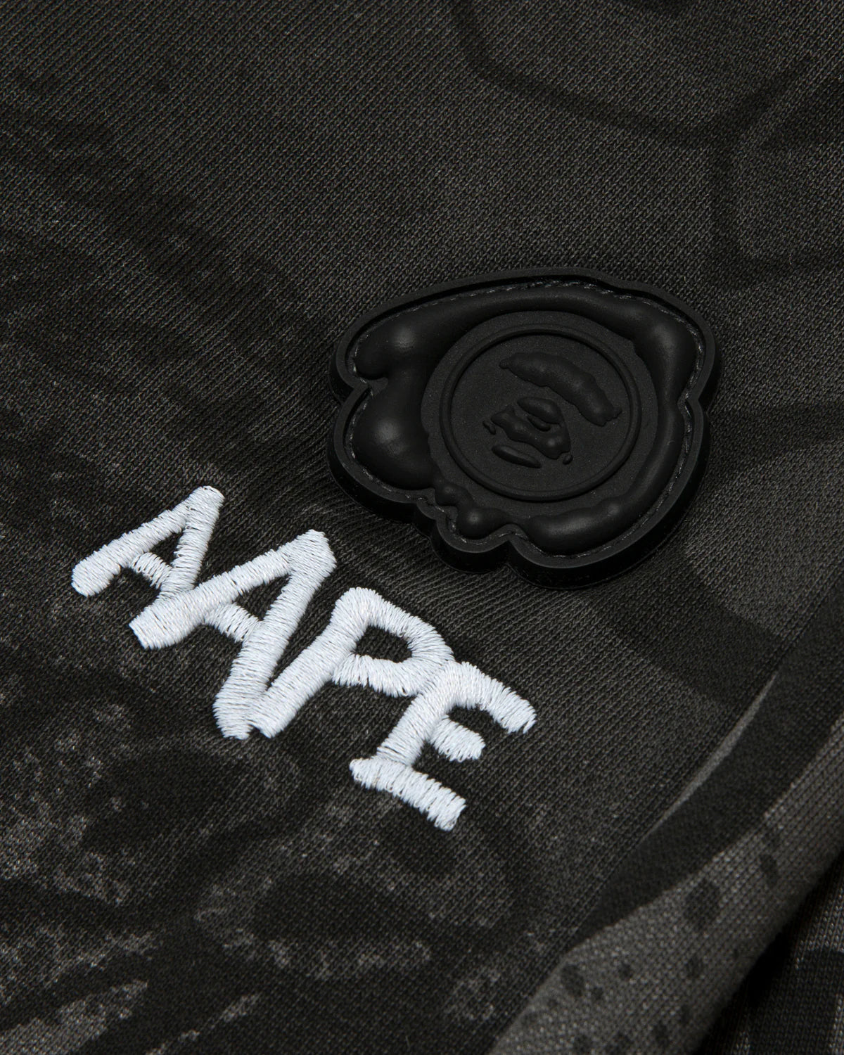 Moonface logo graffiti print sweat shorts