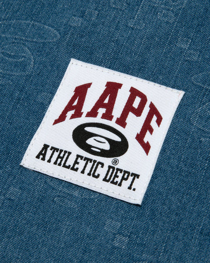 AAPENOW moonface logo monogram short sleeve shirt