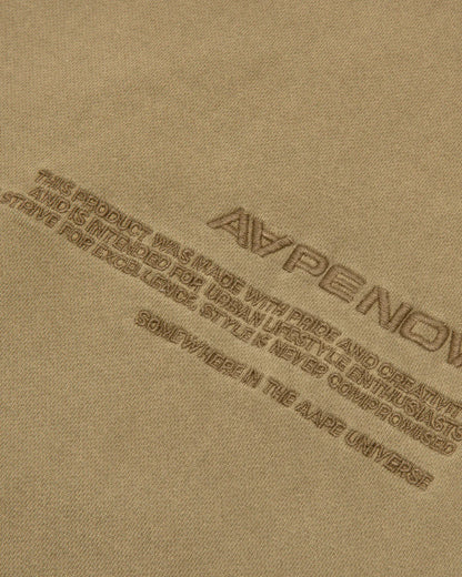 AAPENOW moonface logo crew neck sweatshirt