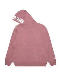 Moonface logo zip-up hoodie