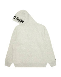 Moonface logo zip-up hoodie