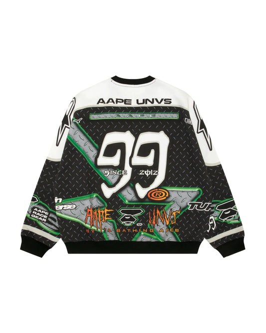 Moonface logo racing sweatshirt