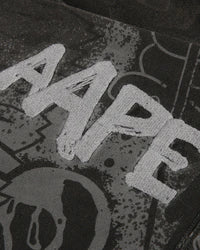 AAPEUNVS graffiti print zip-up hoodie