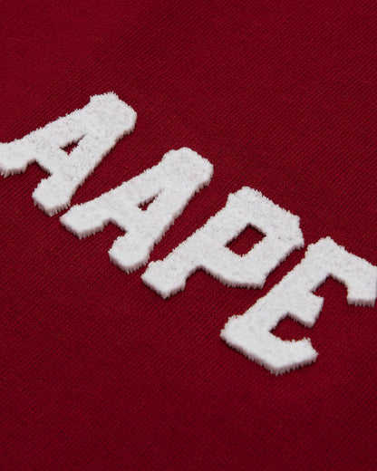 Logo patch crew neck sweatshirt