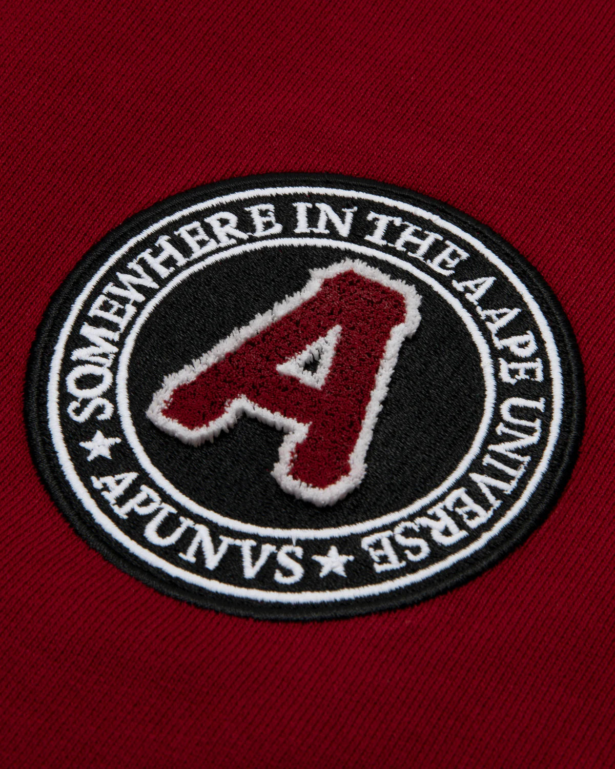 Logo patch crew neck sweatshirt