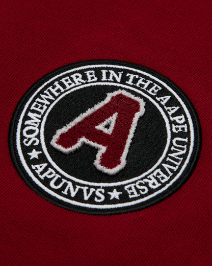 Logo patch crew neck sweatshirt