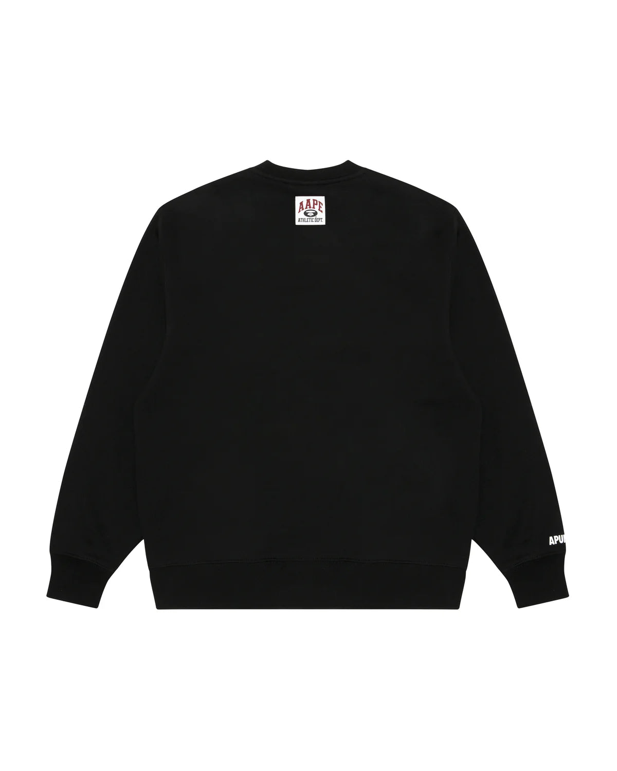 Logo patch crew neck sweatshirt