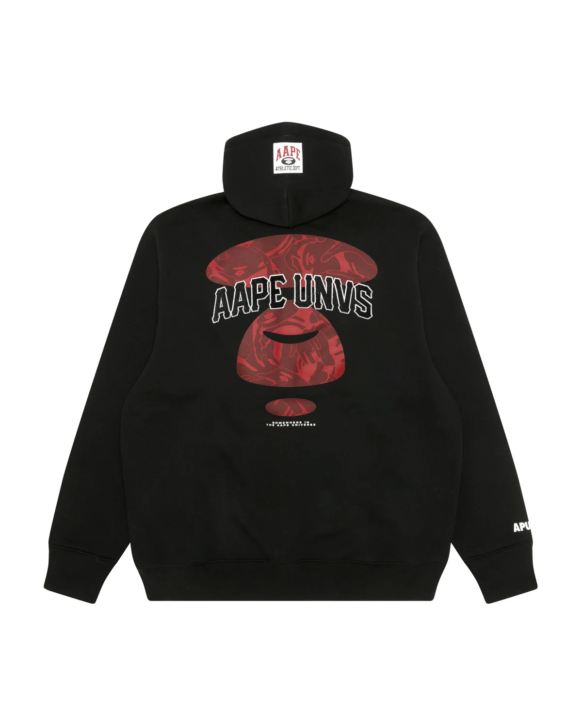 Moonface logo zip-up hoodie