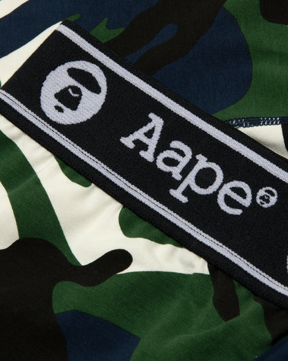 Moonface logo camo boxer briefs