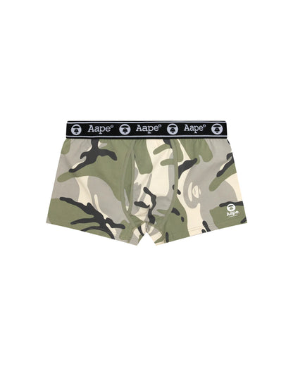 Moonface logo camo boxer briefs