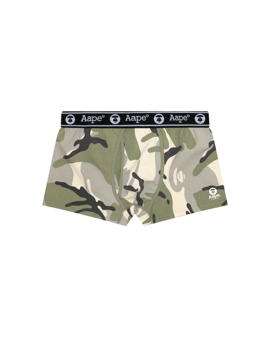 Moonface logo camo boxer briefs