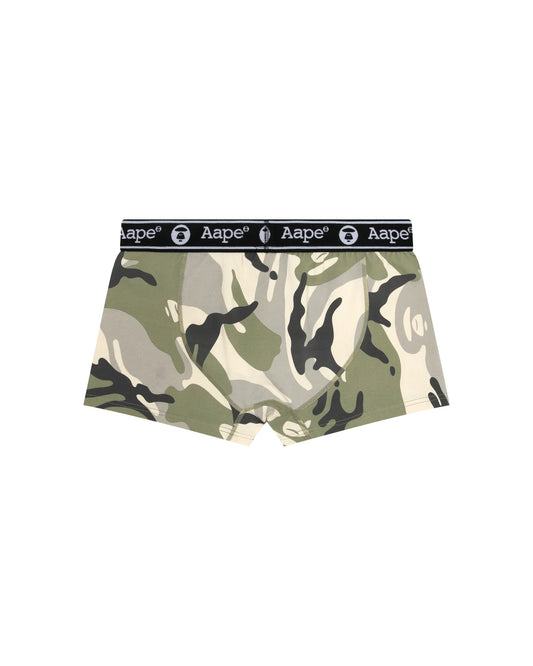 Moonface logo camo boxer briefs