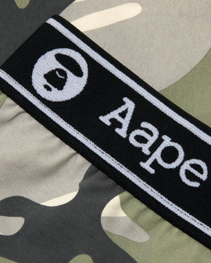 Moonface logo camo boxer briefs